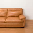 3人掛け本革(一部合成皮革)ソファ(N B-637KD BR) 9枚目画像