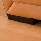 3人掛け本革(一部合成皮革)ソファ(N B-637KD BR) 11枚目画像