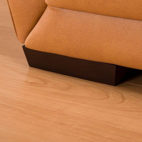 3人掛け本革(一部合成皮革)ソファ(N B-637KD BR) 11枚目画像