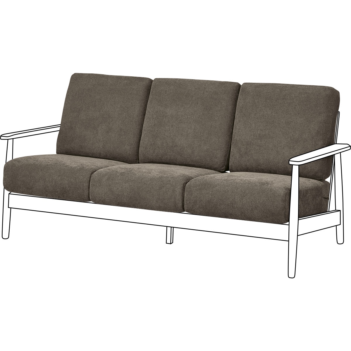 IG01専用】3人掛けソファカバー (DMO) | ニトリネット【公式】 家具