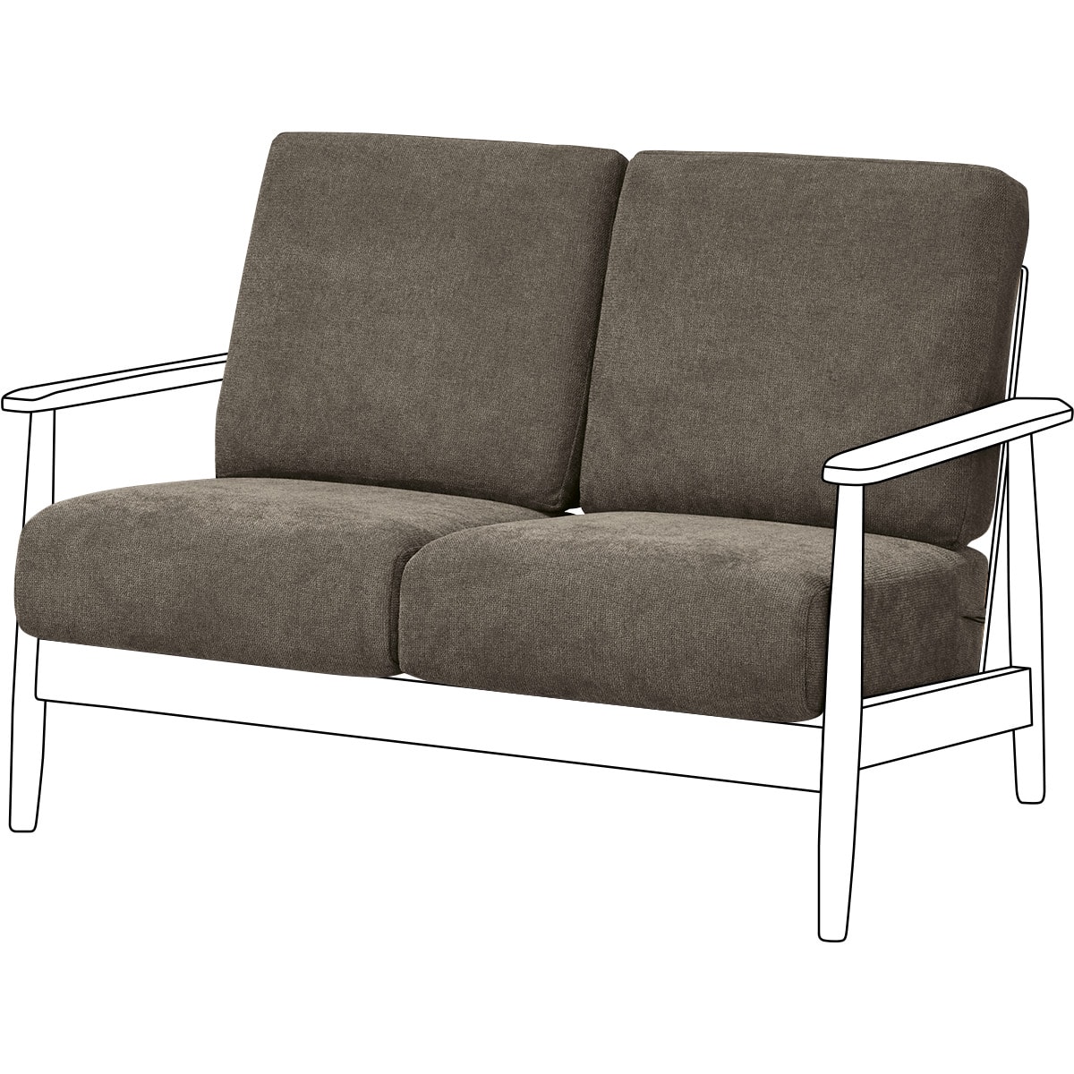 IG01専用】2人掛けソファカバー (DMO) | ニトリネット【公式】 家具
