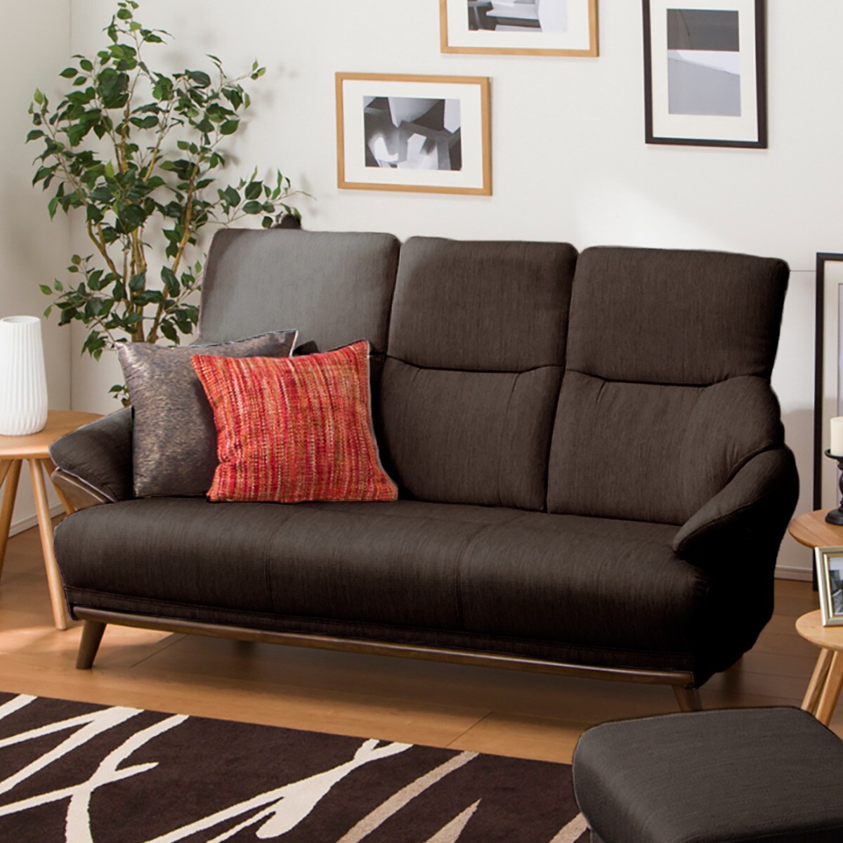 布張りソファ コウテイ3 通販 ニトリネット 公式 家具