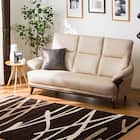 傷・汚れに強い 3人掛けソファ 合皮タイプ (コウテイ3 Nシールド BE) 10枚目画像