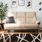 傷・汚れに強い 3人掛けソファ 合皮タイプ (コウテイ3 Nシールド BE) 11枚目画像