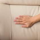 傷・汚れに強い 1人掛けソファ 合皮タイプ (コウテイ3 Nシールド BE) 15枚目画像