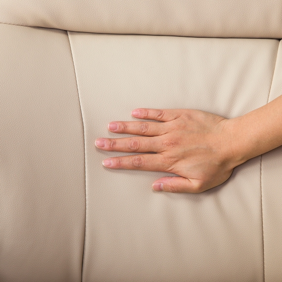 傷・汚れに強い 1人掛けソファ 合皮タイプ (コウテイ3 Nシールド BE) 15枚目画像