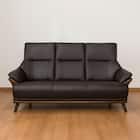 傷・汚れに強い 3人掛けソファ 合皮タイプ (コウテイ3 Nシールド DBR) 14枚目画像