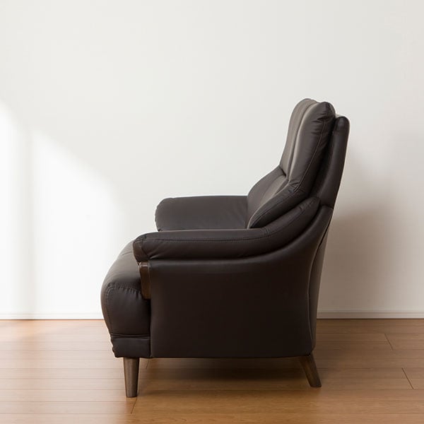 傷・汚れに強い 2人掛けソファ 合皮タイプ (コウテイ3 Nシールド DBR