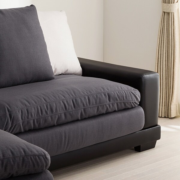 最大の割引 札幌市引き取り限定 ニトリ 布張カウチソファ キングダム