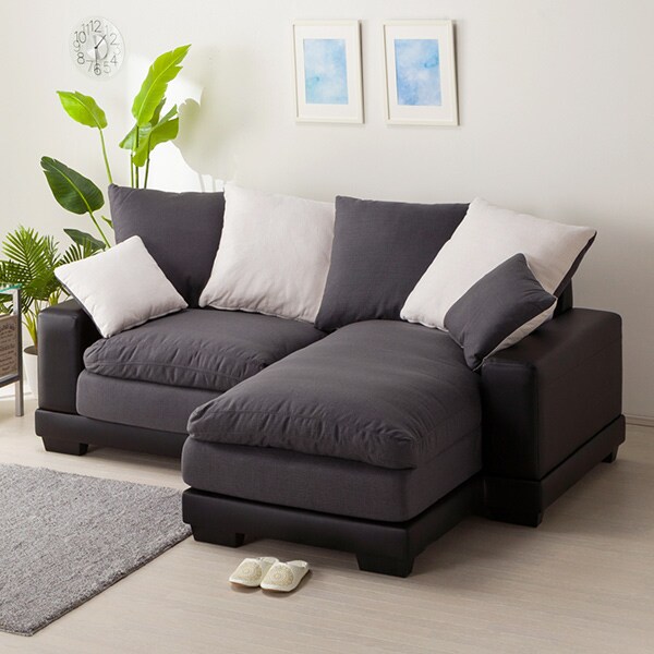 布張りカウチソファ Sタイプキングダム3kd 通販 ニトリネット 公式 家具 インテリア通販