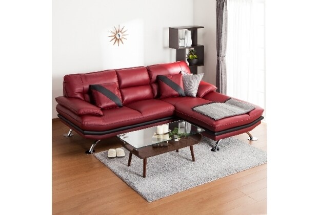 ｺｰﾅｰｿﾌｧ ﾛｿﾞ4 RED ﾎﾝｶﾞﾜ LC通販 | ニトリネット【公式】 家具 ...