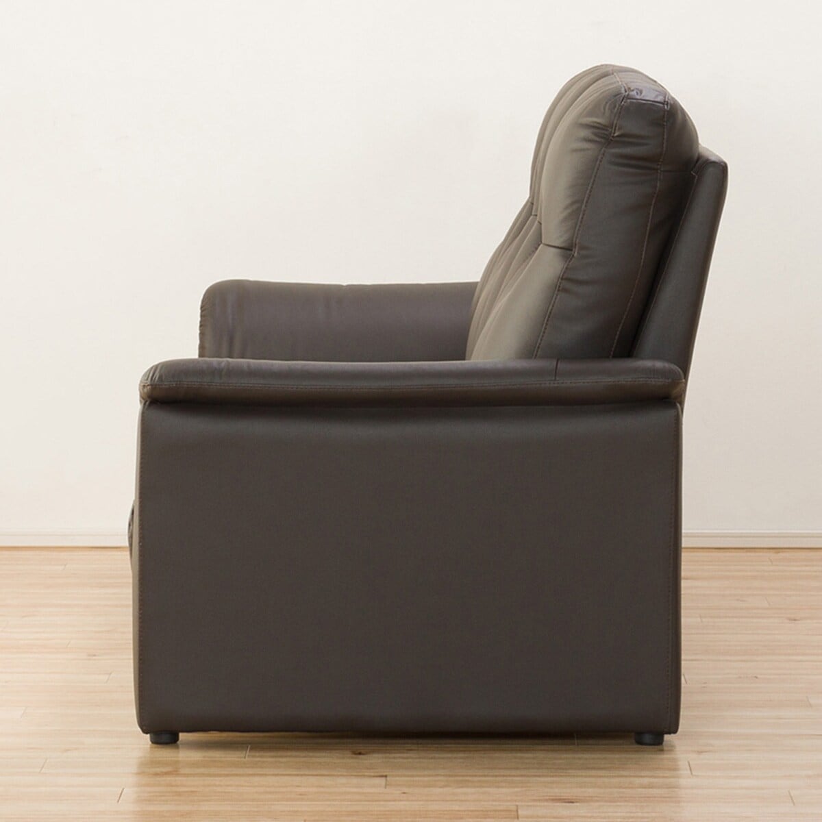 3人掛けソファ 本革(一部合成皮革)タイプ (ナルタKD DBR) | ニトリ