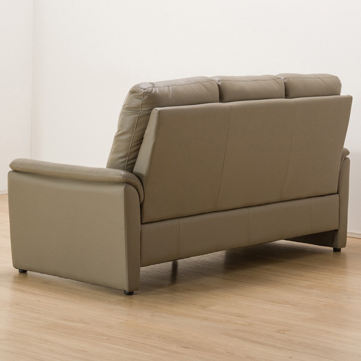 ニトリ 3人掛け 本革レザーソファ ウォール3 WALL3-KD 3 SEAT SOFA WALL3-KD LEATHER-C1 GY