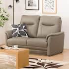 2人掛けソファ 本革(一部合成皮革)タイプ (ナルタKD BE) 1枚目画像