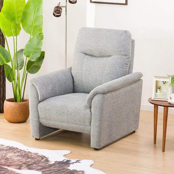 1人掛けソファ 布張りタイプ (ナルタ 布KD GY) 1枚目画像