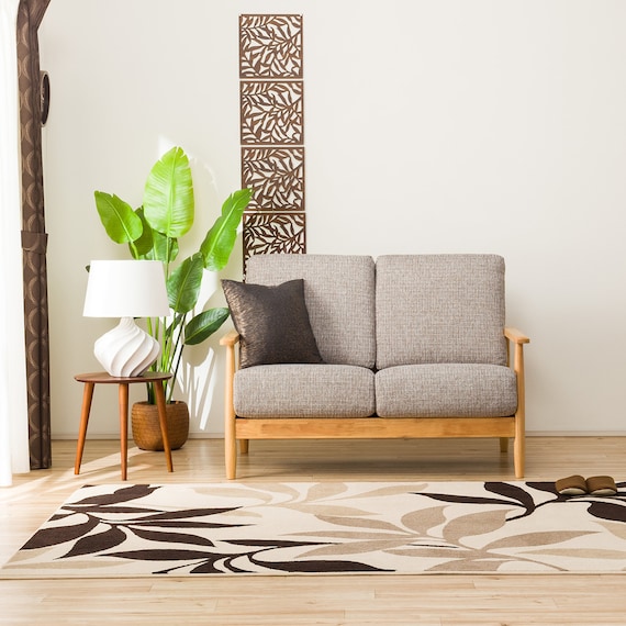 2人掛け布張りソファ(マイスBE/LBR) 8枚目画像