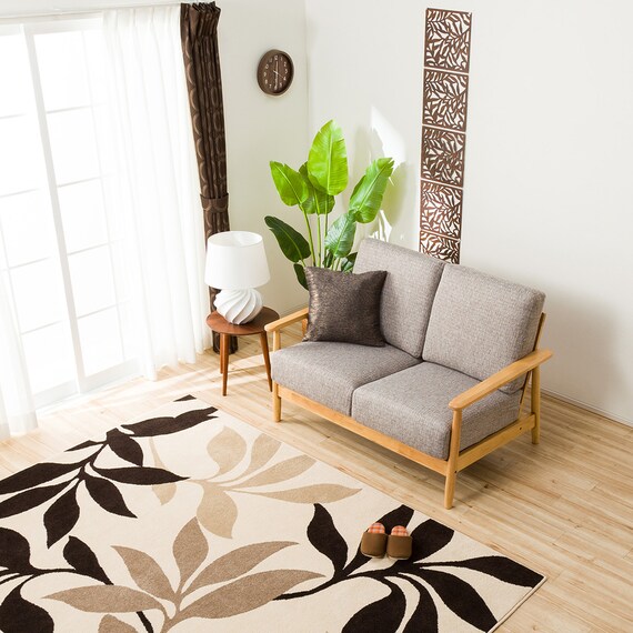 2人掛け布張りソファ(マイスBE/LBR) 9枚目画像