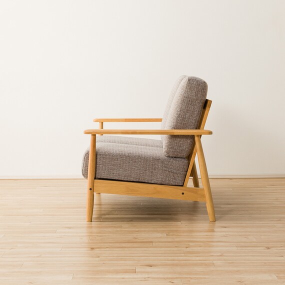 2人掛け布張りソファ(マイスBE/LBR) 13枚目画像