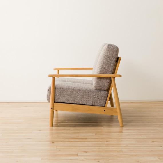 2人掛け布張りソファ(マイスBE/LBR) 13枚目画像