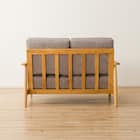 2人掛け布張りソファ(マイスBE/LBR) 14枚目画像