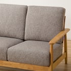 2人掛け布張りソファ(マイスBE/LBR) 15枚目画像