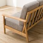 2人掛け布張りソファ(マイスBE/LBR) 17枚目画像