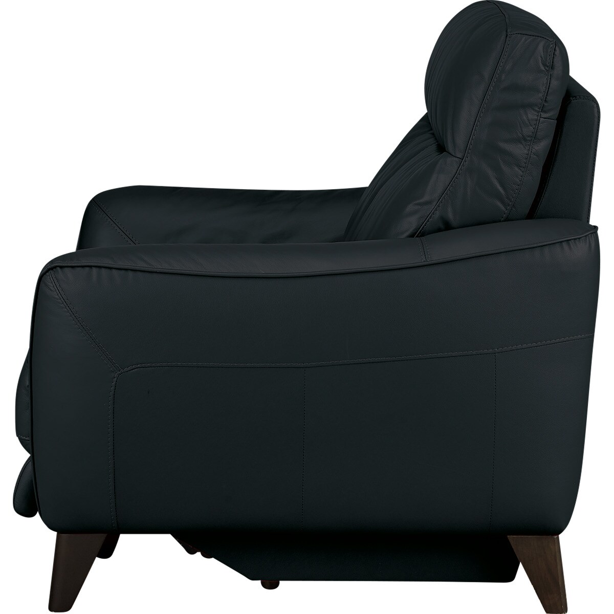 1人掛けソファ 厚革(一部合成皮革)タイプ (アネーロ NV BK) | ニトリ