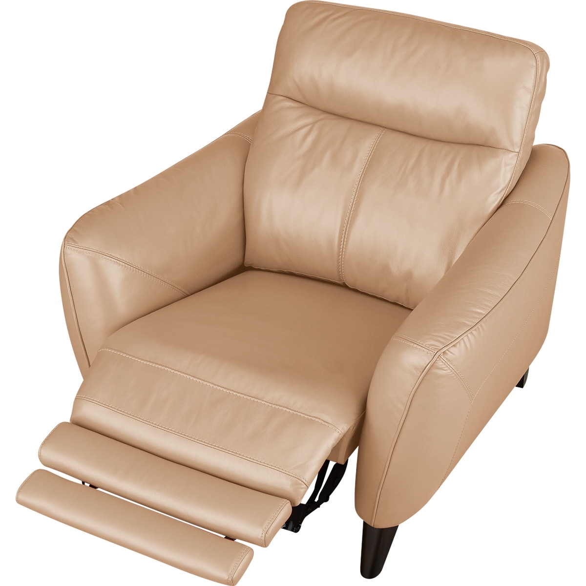 1人掛け電動リクライニングソファ(アネーロ 厚革タイプ NV BE