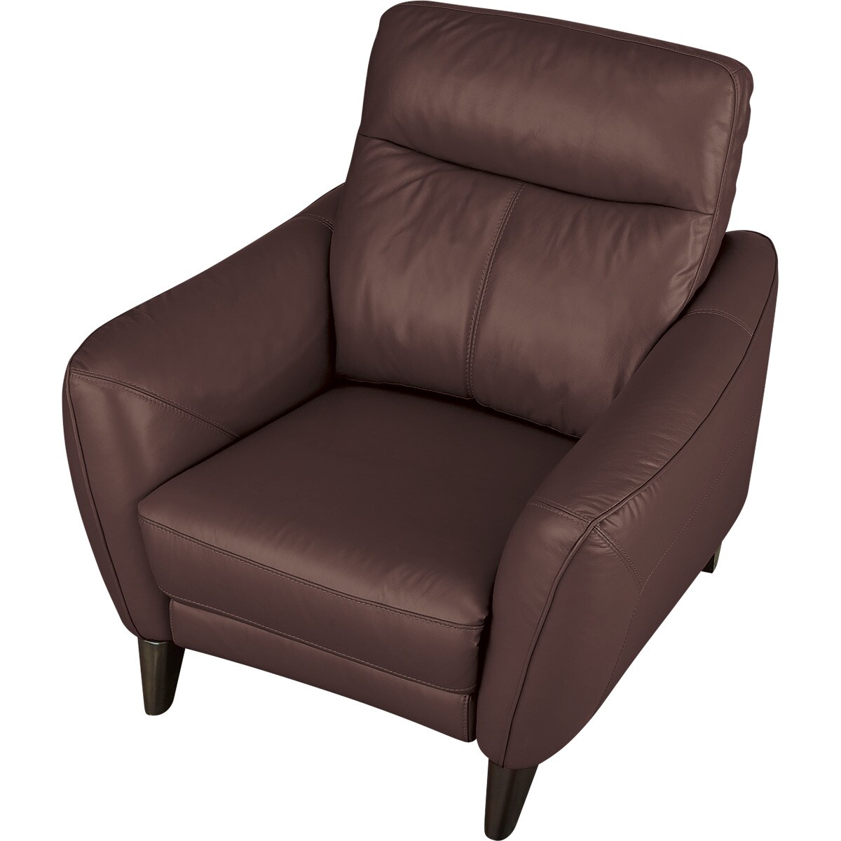 ニトリ　電動一人掛け　リクライニング レザー ソファ 1人掛け電動リクライニングソファ 本革(一部合成皮革)タイプ (アネーロ