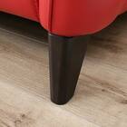 3人掛けソファ 本革(一部合成皮革)タイプ (アネーロ NB RE) 12枚目画像