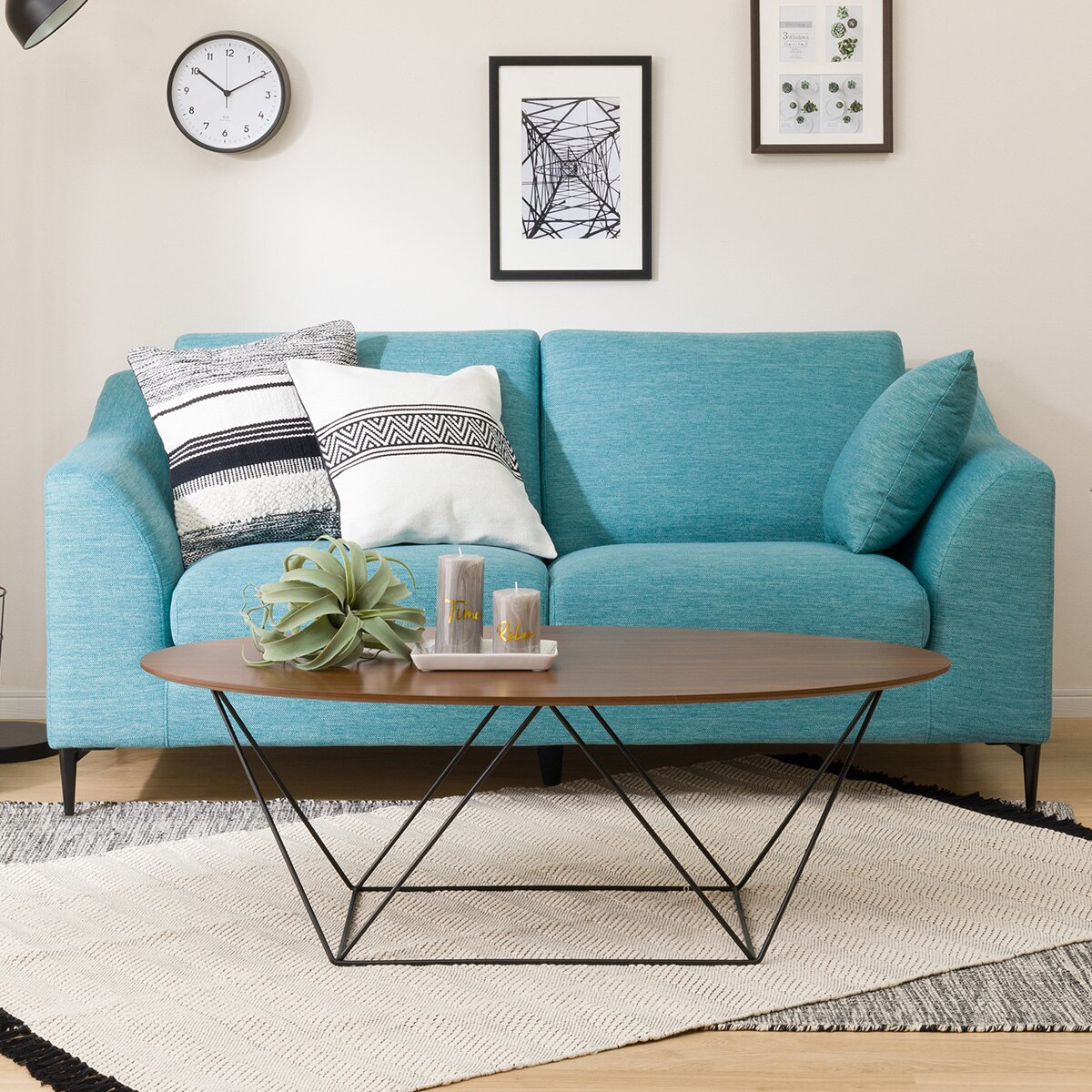 布張り2人掛けワイドソファ(NポケットA15 DR-TBL) | ニトリネット