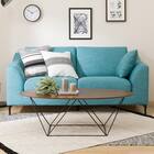 布張り2人掛けワイドソファ(NポケットA15 DR-TBL) 2枚目画像