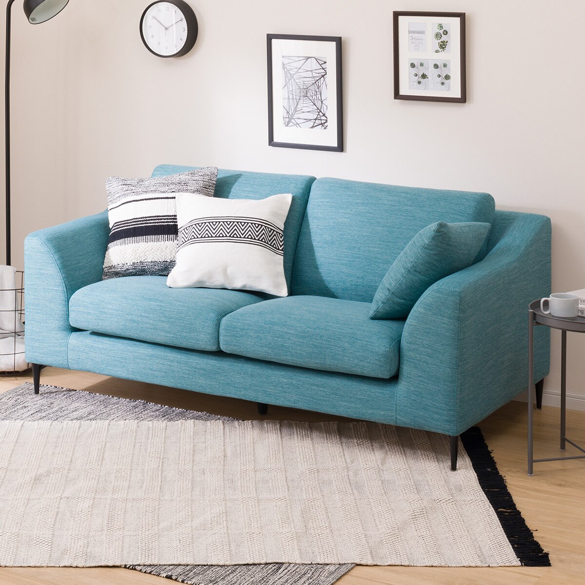 布張り2人掛けワイドソファ(NポケットA15 DR-TBL) | ニトリネット