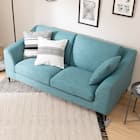 布張り2人掛けワイドソファ(NポケットA15 DR-TBL) 6枚目画像