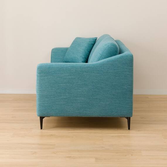 布張り2人掛けワイドソファ(NポケットA15 DR-TBL) 9枚目画像