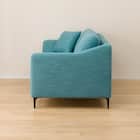 布張り2人掛けワイドソファ(NポケットA15 DR-TBL) 9枚目画像