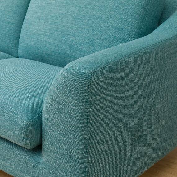 布張り2人掛けワイドソファ(NポケットA15 DR-TBL) 12枚目画像