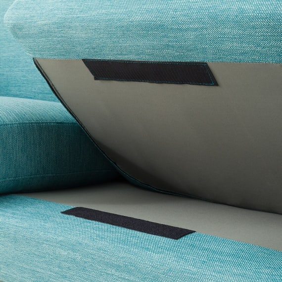 布張り2人掛けワイドソファ(NポケットA15 DR-TBL) 16枚目画像