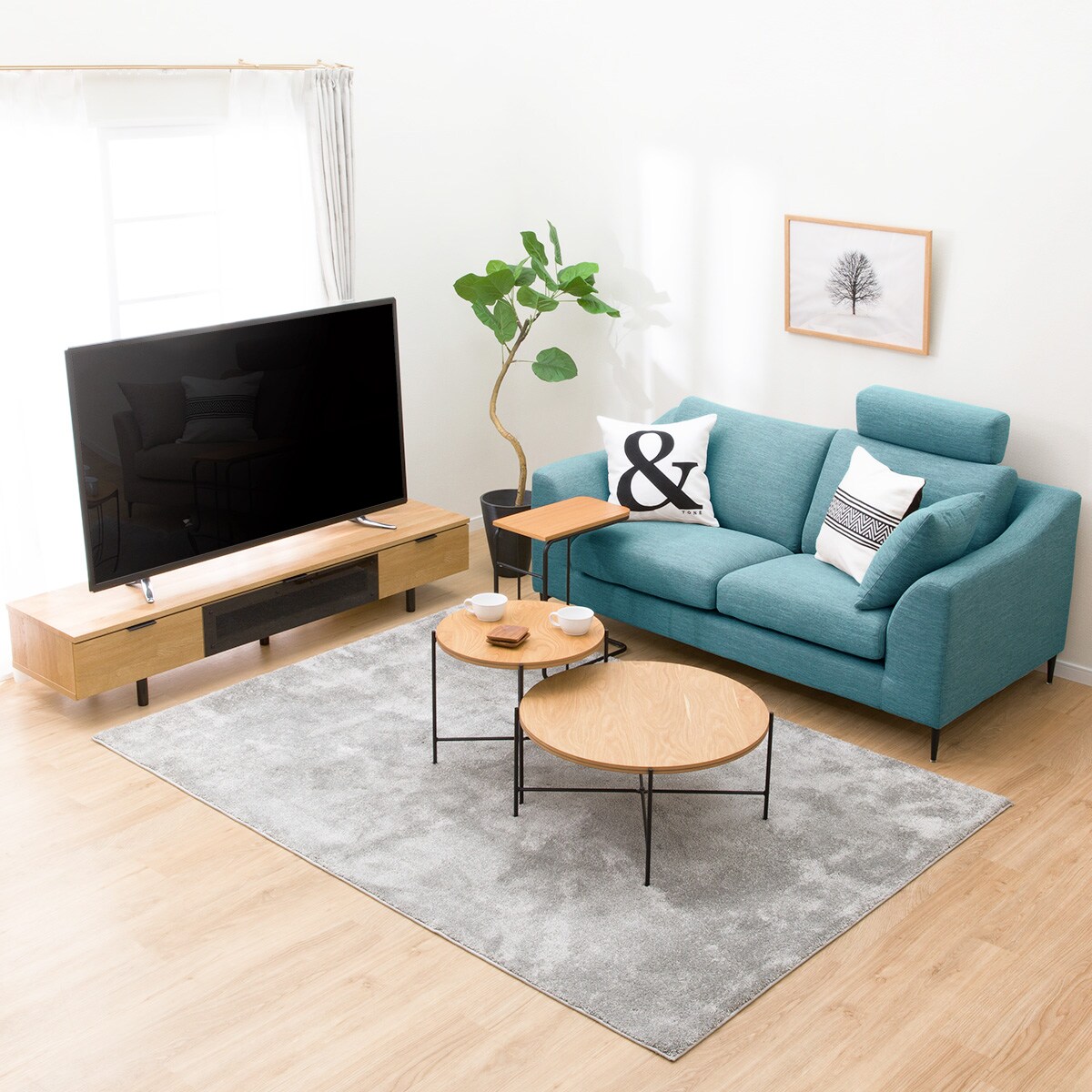 布張り2人掛けワイドソファ(NポケットA15 DR-TBL) | ニトリネット