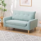 ローソファにもなるコンパクトソファ 布張りタイプ (Nパック4 GR) 1枚目画像