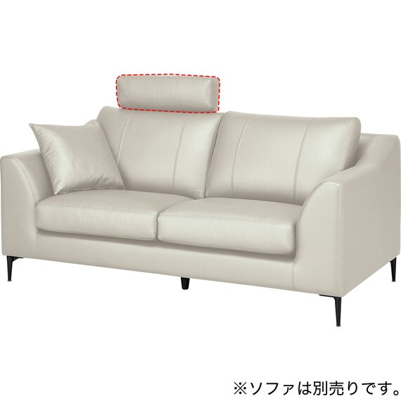 【A15専用】ヘッドレスト本革(一部合成皮革)タイプ(A15 LGY) 3枚目画像