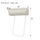 【A15専用】ヘッドレスト本革(一部合成皮革)タイプ(A15 LGY) 4枚目画像