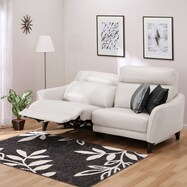 電動リクライニングソファ 厚革(一部合成皮革)タイプ (アネーロ NV)