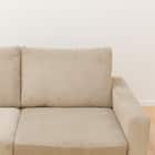 2.5人掛けワイドソファ 布張りタイプ (アウロス4 BE) 16枚目画像