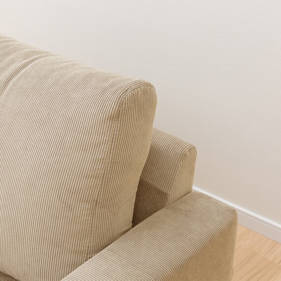 2.5人掛けワイドソファ 布張りタイプ (アウロス4 BE) 17枚目画像