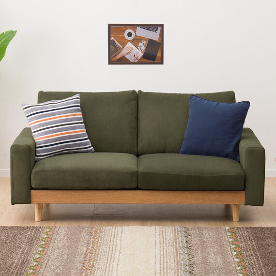 2.5人掛けワイドソファ 布張りタイプ (アウロス4 DGR) 7枚目画像