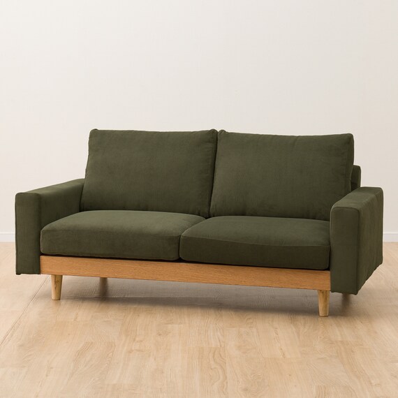 2.5人掛けワイドソファ 布張りタイプ (アウロス4 DGR) 8枚目画像