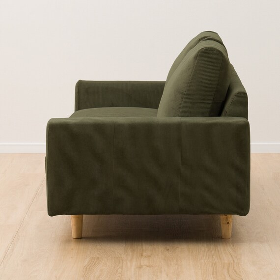 2.5人掛けワイドソファ 布張りタイプ (アウロス4 DGR) 10枚目画像