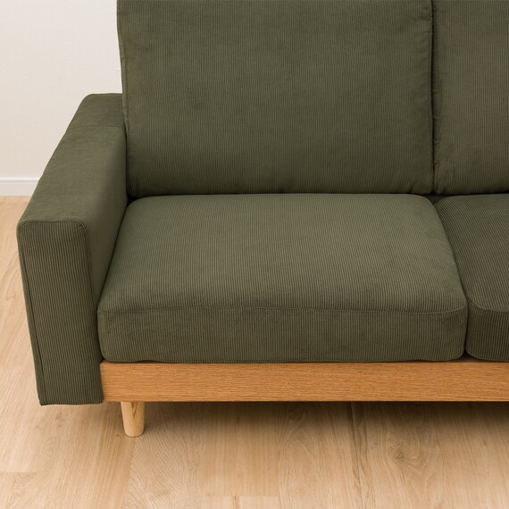 2.5人掛けワイドソファ 布張りタイプ (アウロス4 DGR) 15枚目画像