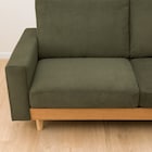 2.5人掛けワイドソファ 布張りタイプ (アウロス4 DGR) 15枚目画像